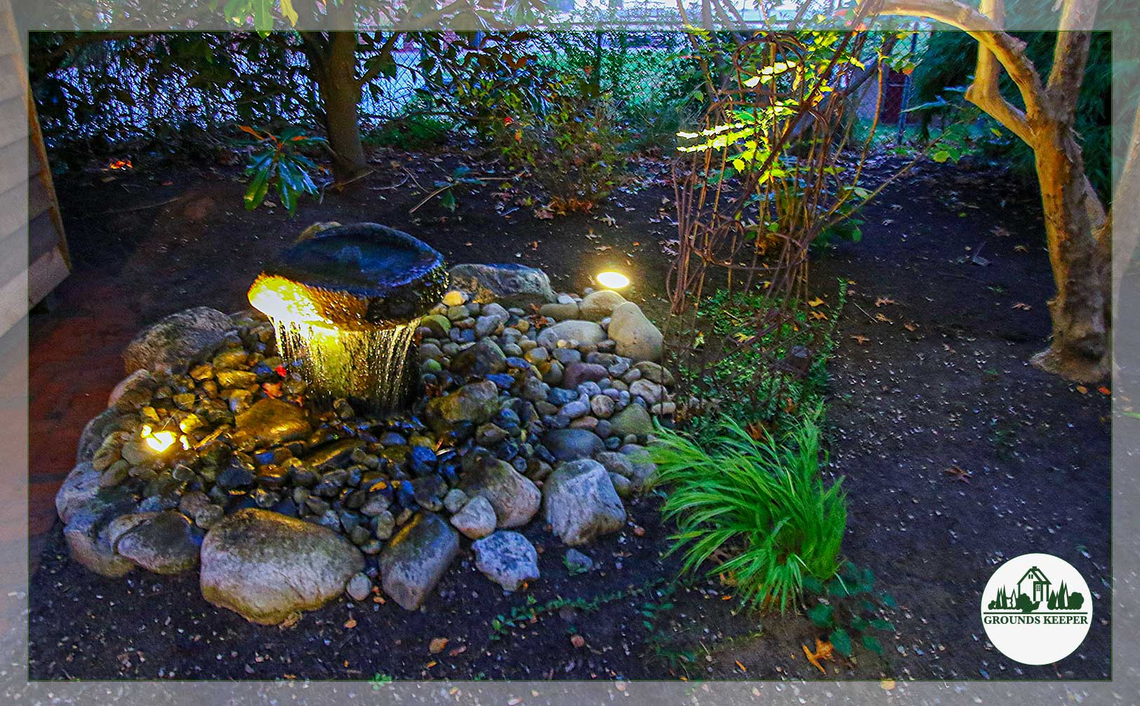 outdoor lighting water