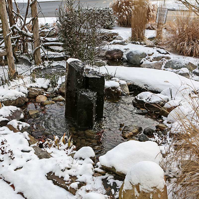 winter column bubbler