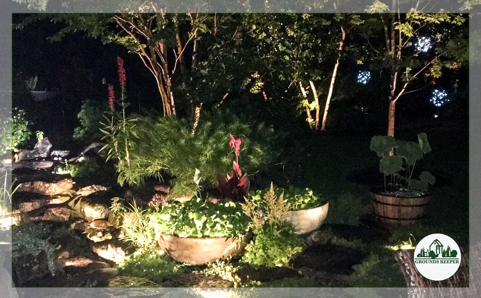 spill bowls and fairy lights