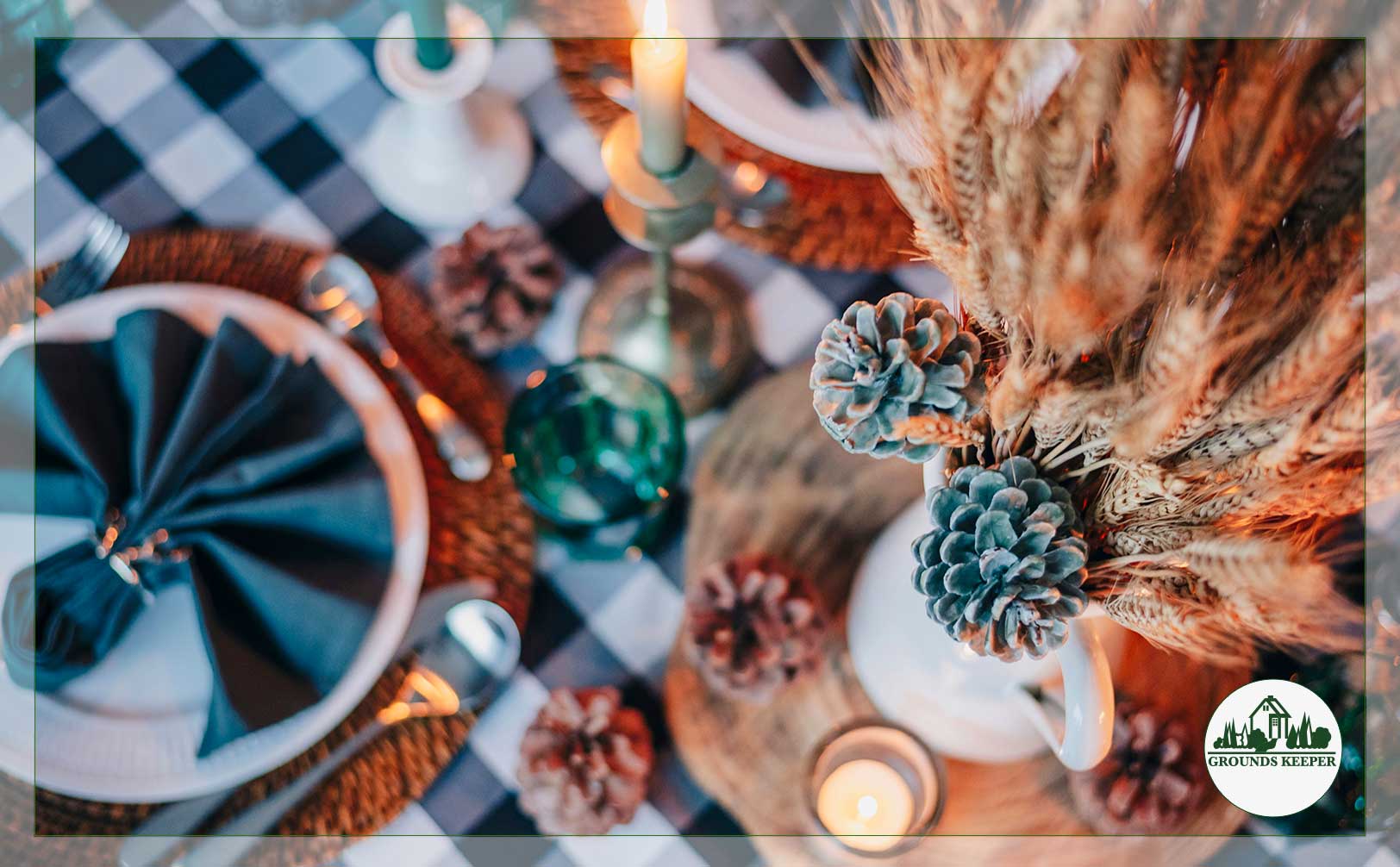 thanksgiving tablescape natural centerpiece