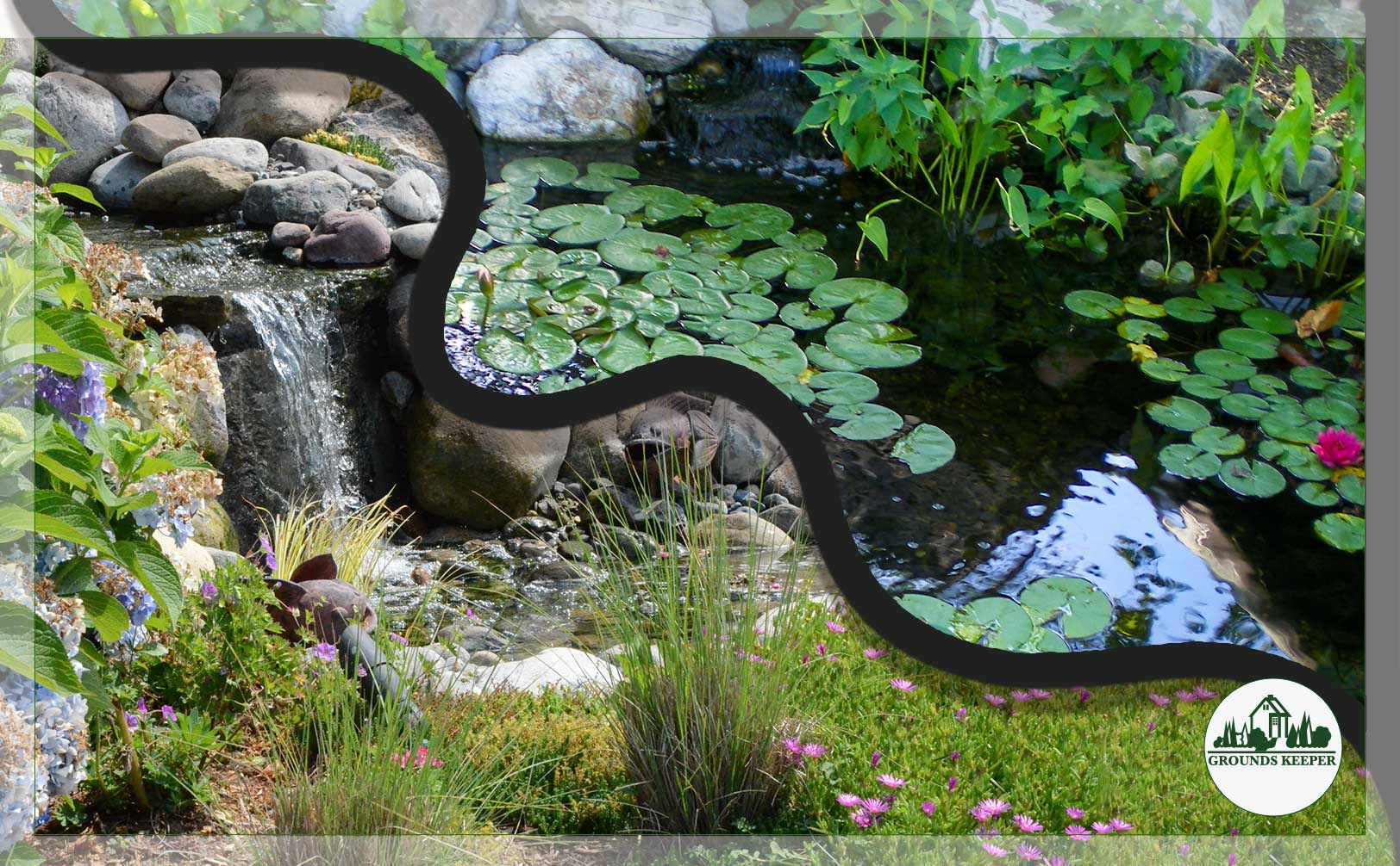 pond or waterfall?