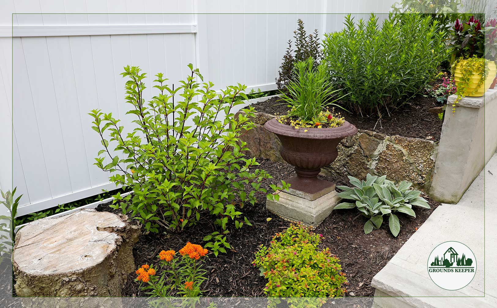 side yard garden